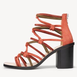 NWOT - Rag & Bone Camille Terracotta Strappy Heels